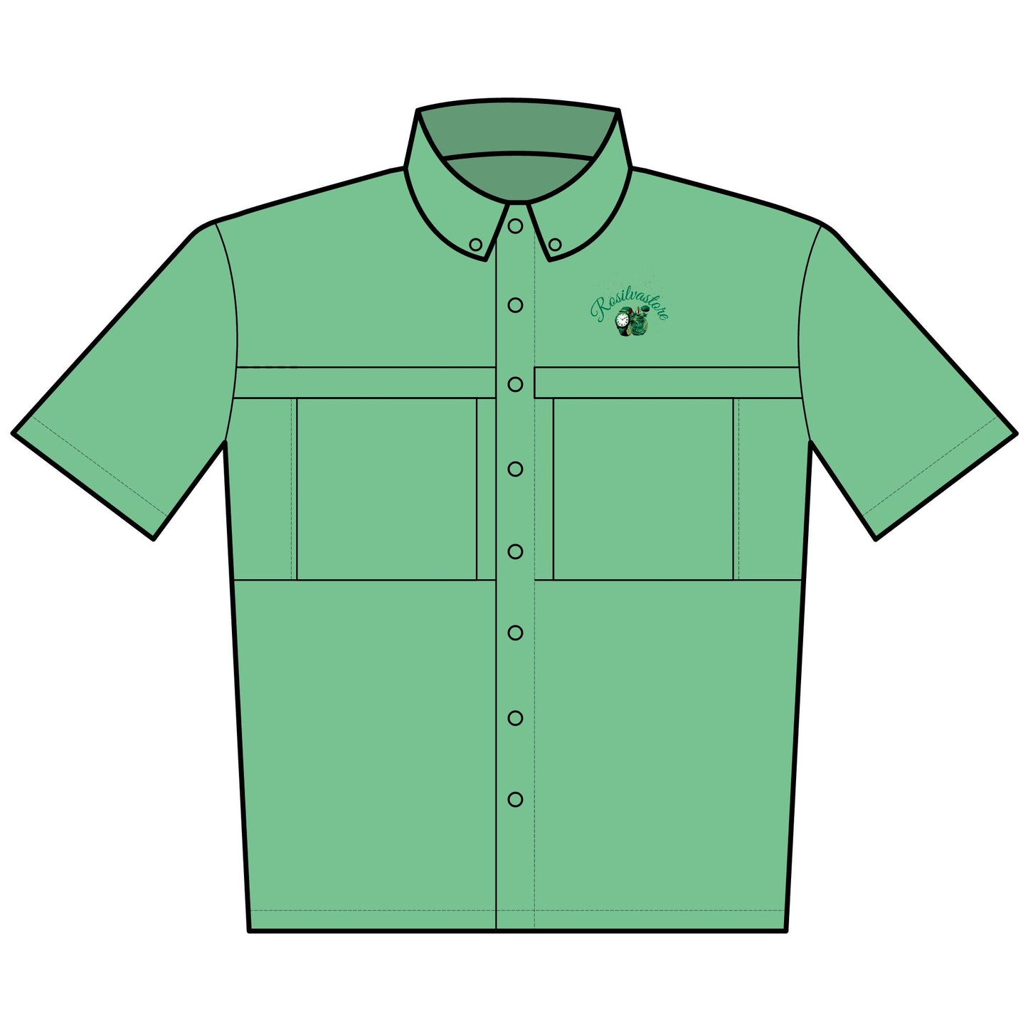 Port Authority® Unisex Short Sleeve UV Daybreak Shirt (Embroidery)