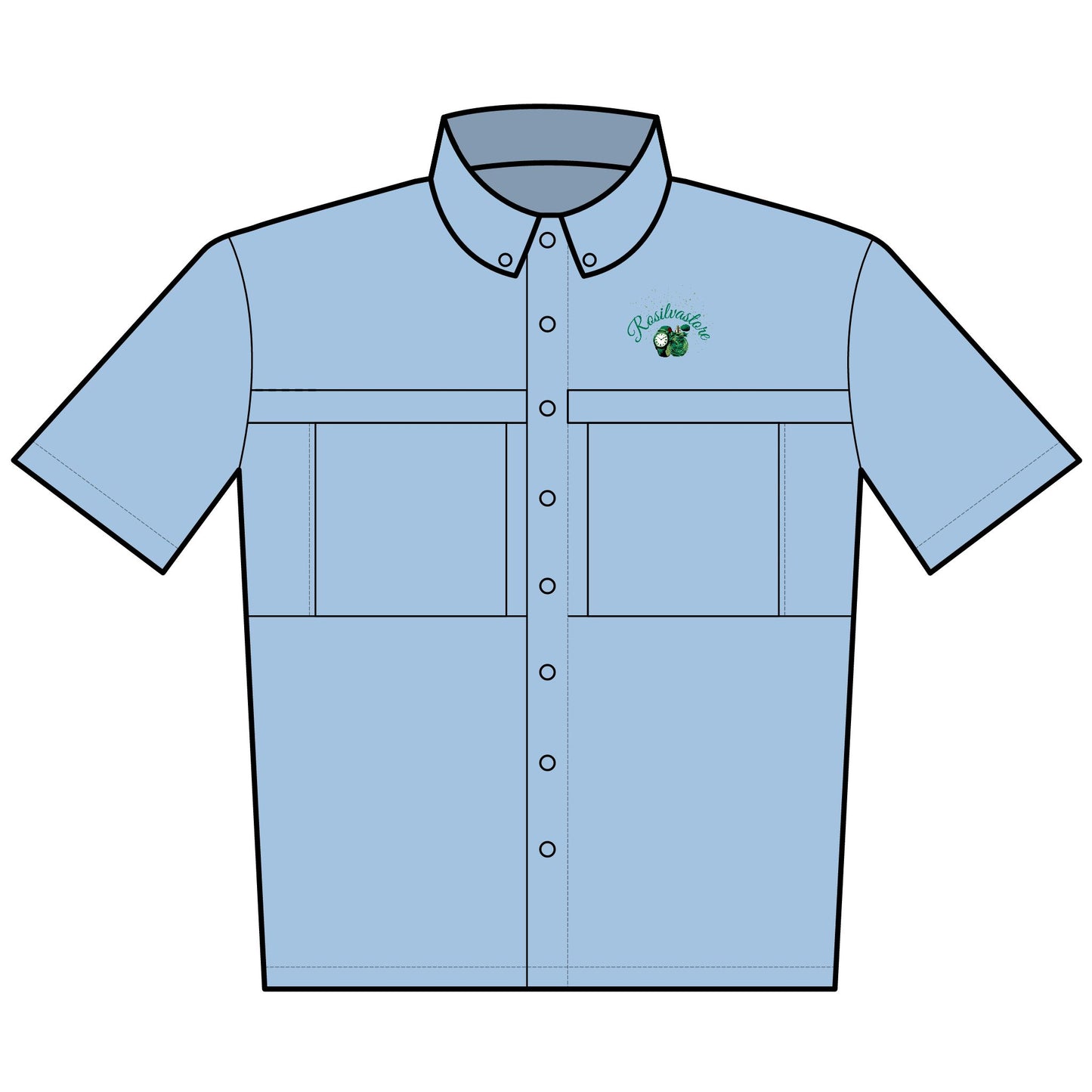 Port Authority® Unisex Short Sleeve UV Daybreak Shirt (Embroidery)