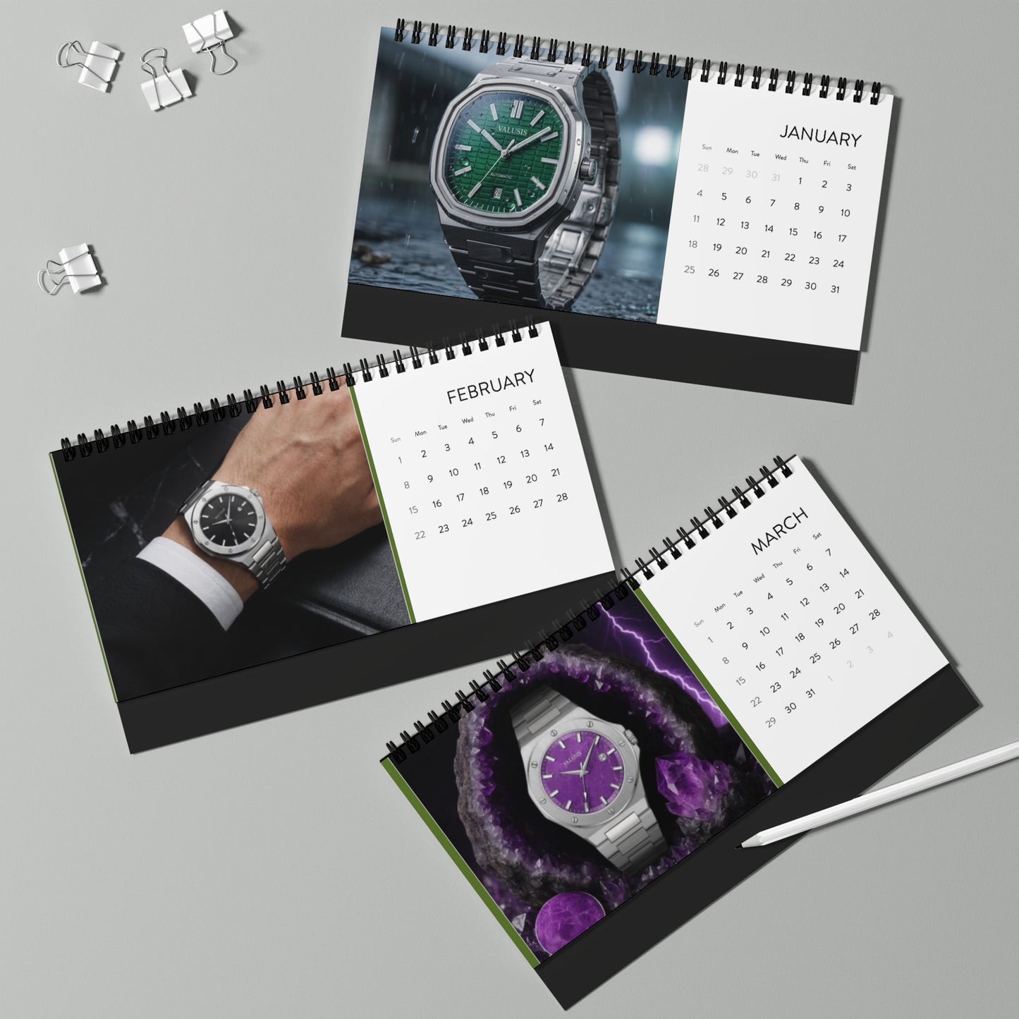 Desktop Calendar (2026 grid)